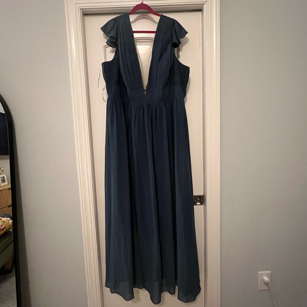 NWT Revelry, Cora Chiffon Dress, Romantic Blue Color